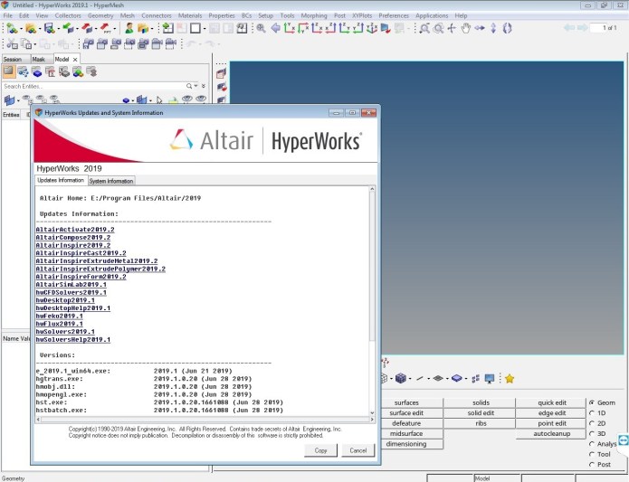 Altair HyperWorks 2022 Crack With License Key Latest Version Download